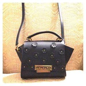 NWT navy blue Zac Posen crossbody